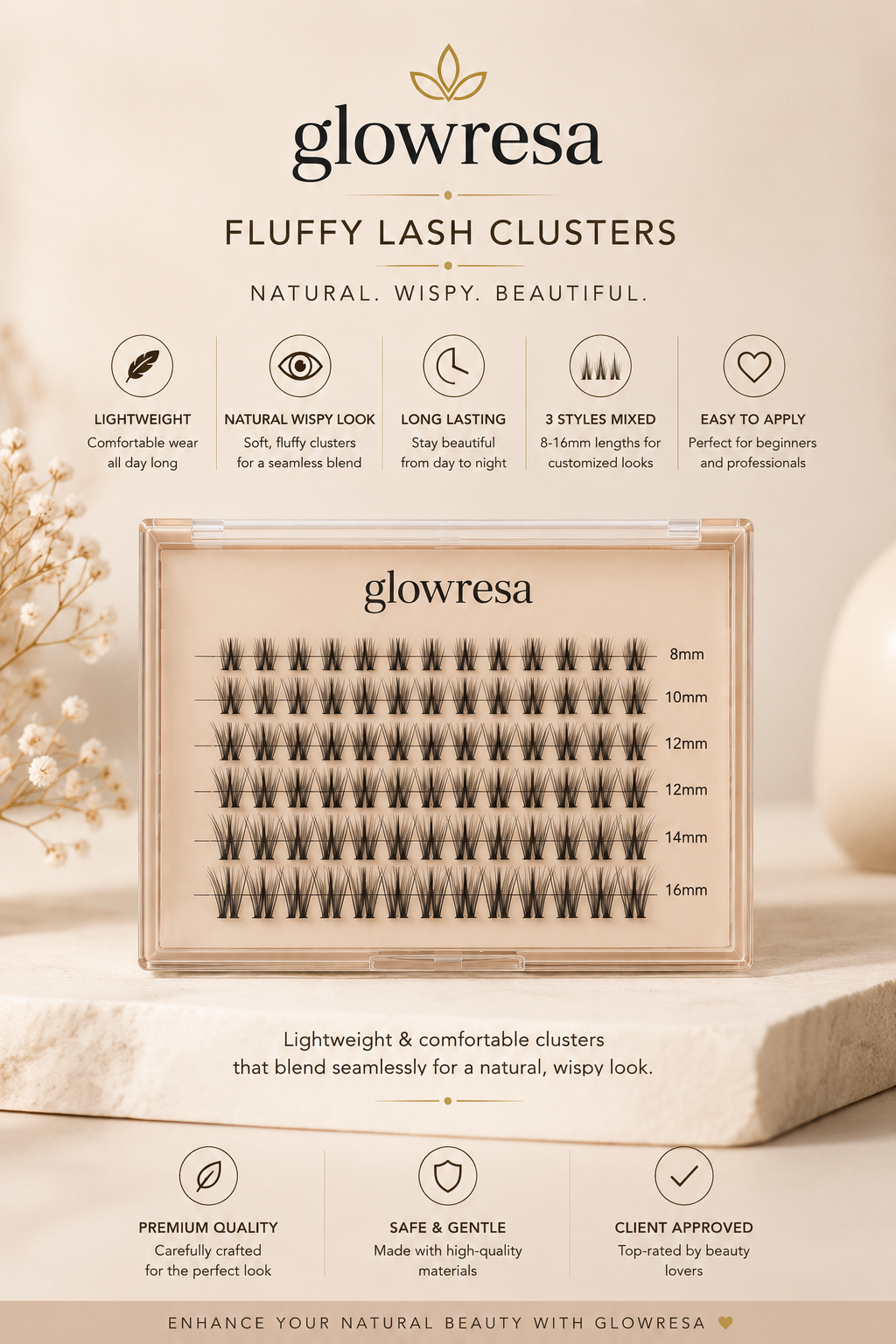 Natural Cluster Lashes